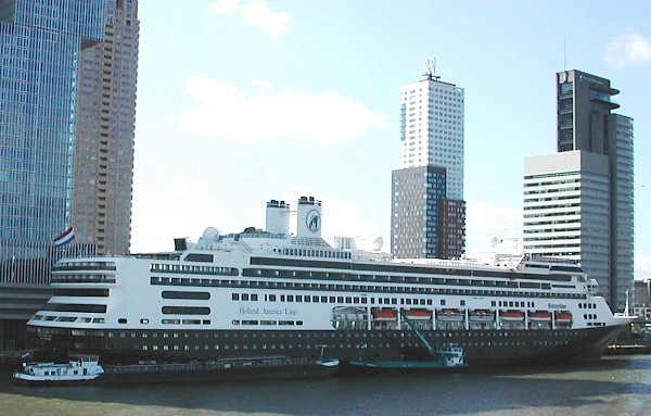 ms Rotterdam back to her homeport for the 100th time