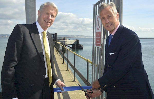 Portland Port celebrates the competion an opening of cruise berth extension
