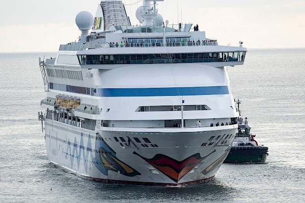Cruise underway at Port of Aberdeen’s new South Harbour