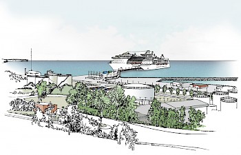 New quay for cruise ships in Visby, Sweden, in partnership with CMP
