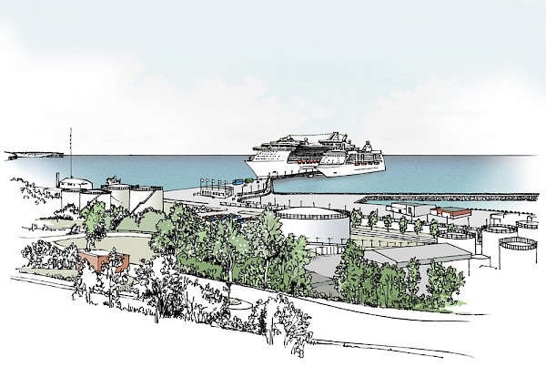 New quay for cruise ships in Visby, Sweden, in partnership with CMP