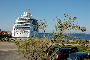 Cruise call in the port of Brest