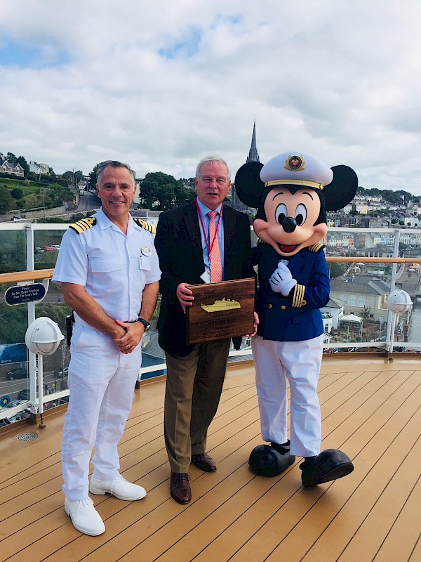 The Disney Magic Makes her Maiden Call to the Port of Cork