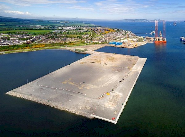 HRH Princess Anne unveils Quay West at Port of Cromarty Firth/Invergordon