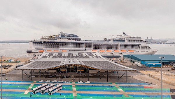 The Port of Southampton welcomes first passengers to new cruise terminal