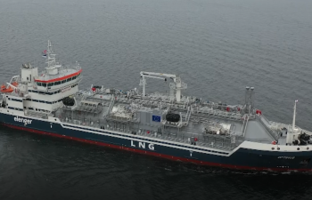 A new LNG bunkering vessel started providing services to cruise ships on eastern shore of the Baltic Sea