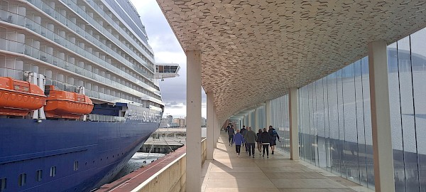Celebrity Silhouette First Call at Porto Cruise Terminal