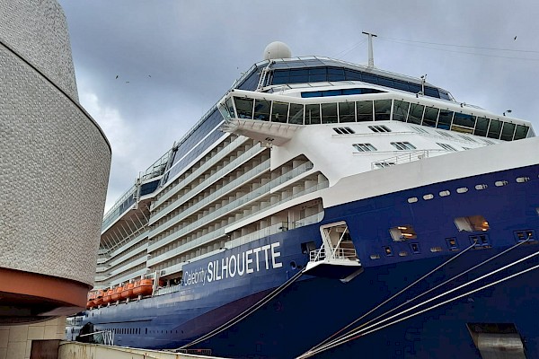 Celebrity Silhouette First Call at Porto Cruise Terminal