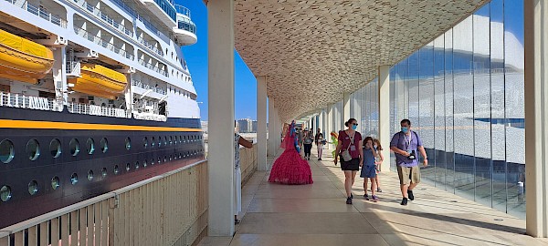 DISNEY CRUISE LINE FIRST OPERATION AT THE PORTO CRUISE TERMINAL | DISNEY MAGIC MAIDEN CALL AT THE PORT OF LEIXÕES ON JULY 26