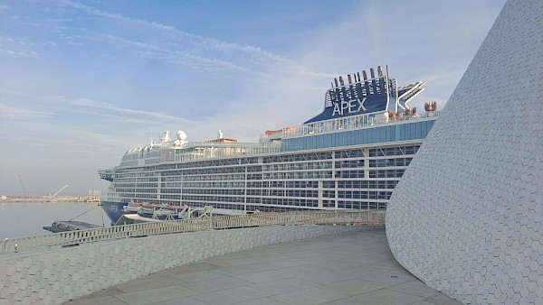 CELEBRITY APEX First Call at Porto Cruise Terminal