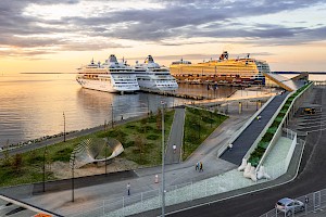 Study Finds Tallinn Old City Harbour's Air Quality in Accordance with  requirements. Cruise ships do not individually increase pollution levels.