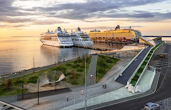 Study Finds Tallinn Old City Harbour's Air Quality in Accordance with  requirements. Cruise ships do not individually increase pollution levels.
