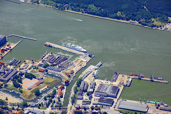 Klaipeda State Seaport Authority is in the planning stages of implementing a new cruise quay for completion in 2026 (Image at LateCruiseNews.com - May 2023)