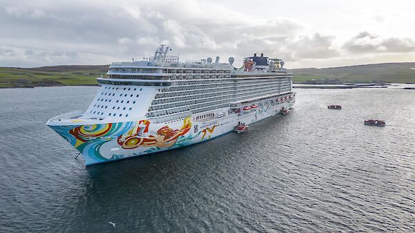 Largest cruise ship of the year for Lerwick Harbour