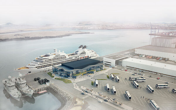 Reykjavik terminal on track for 2025 opening - Cruise Europe (c) Faxaports (Image at LateCruiseNews.com - September 2023)