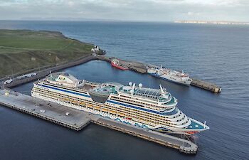 CRUISE SHIP IS BIGGEST EVER FOR SCRABSTER PORT