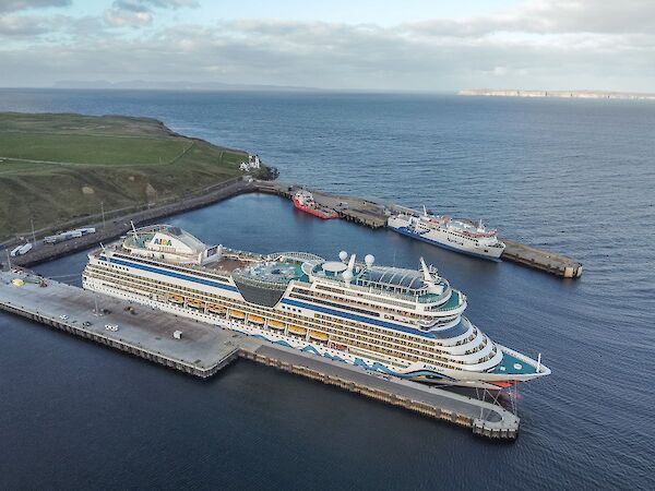 CRUISE SHIP IS BIGGEST EVER FOR SCRABSTER PORT